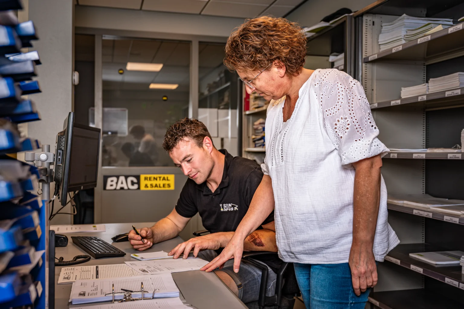 Aan het werk bij BAC Hoogwerkers