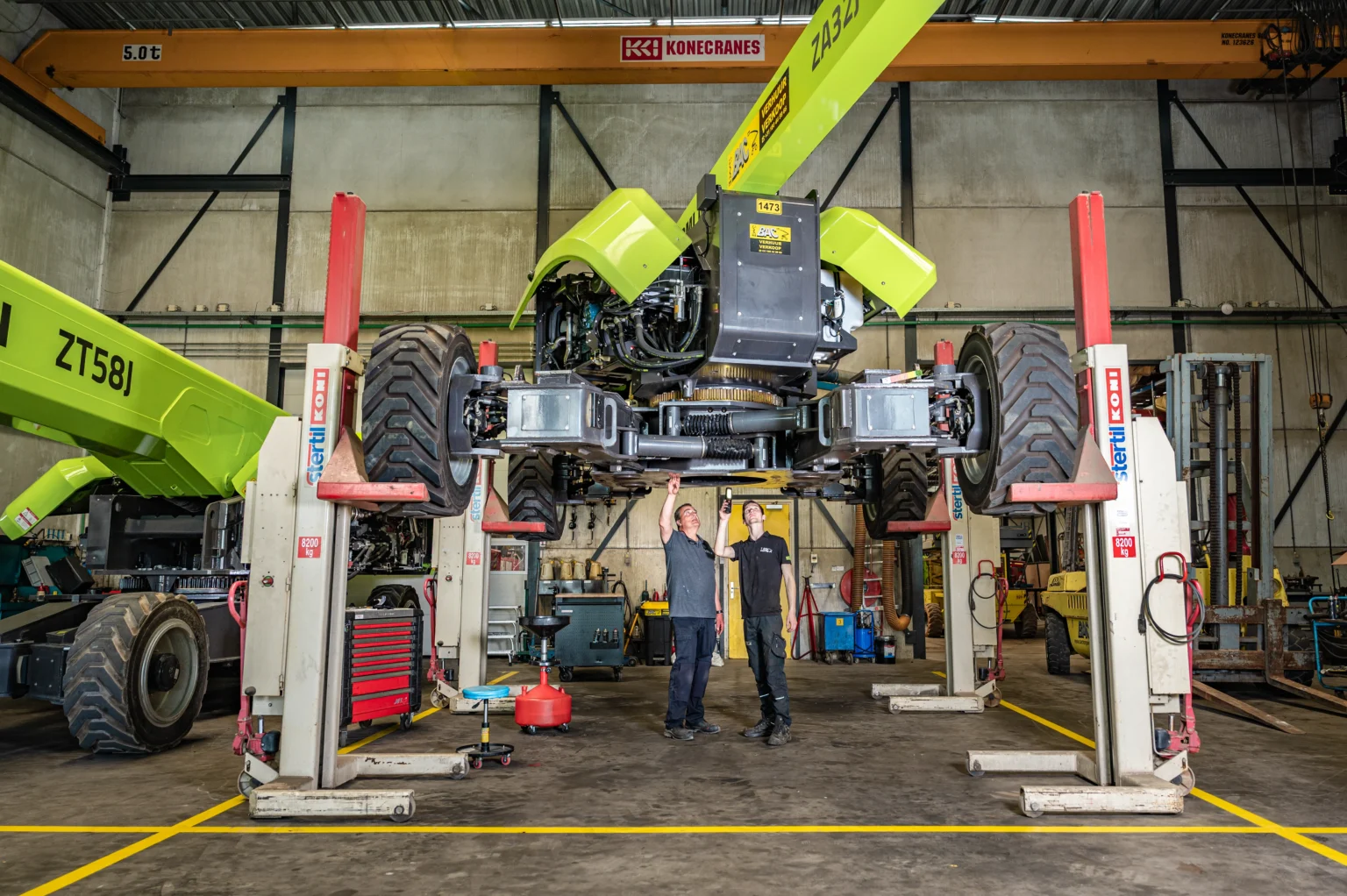 Aan het werk bij BAC Hoogwerkers