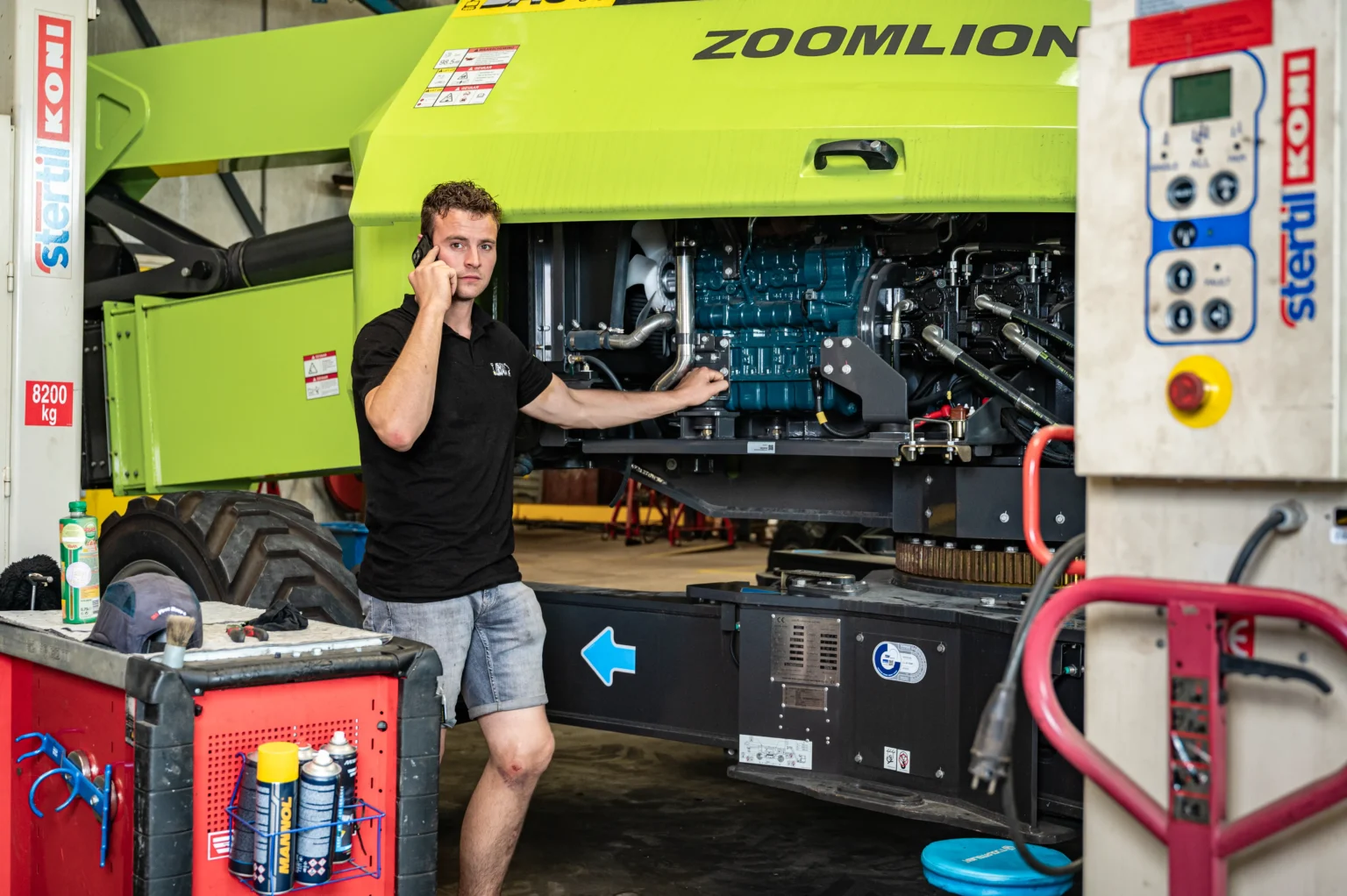 Aan het werk bij BAC Hoogwerkers
